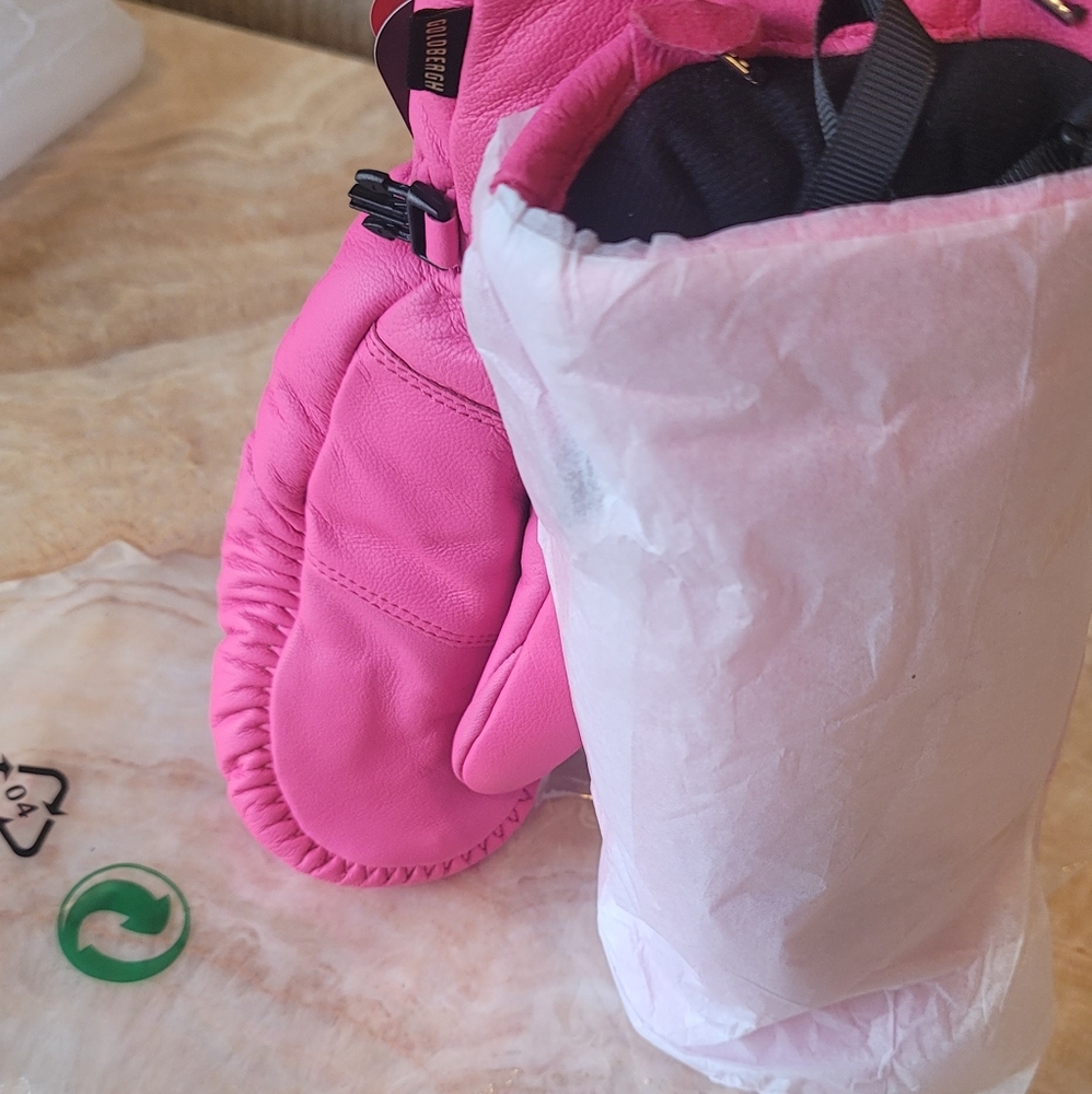 Goldbergh Pink Hilja Ski Mittens Gloves - Picture 13 of 16